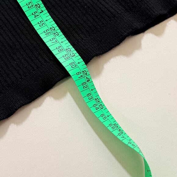 Boston Proper Sweater Sz Sm Black Ribbed Knit Quarter Zip Mock Neck Pullover - Picture 9 of 12